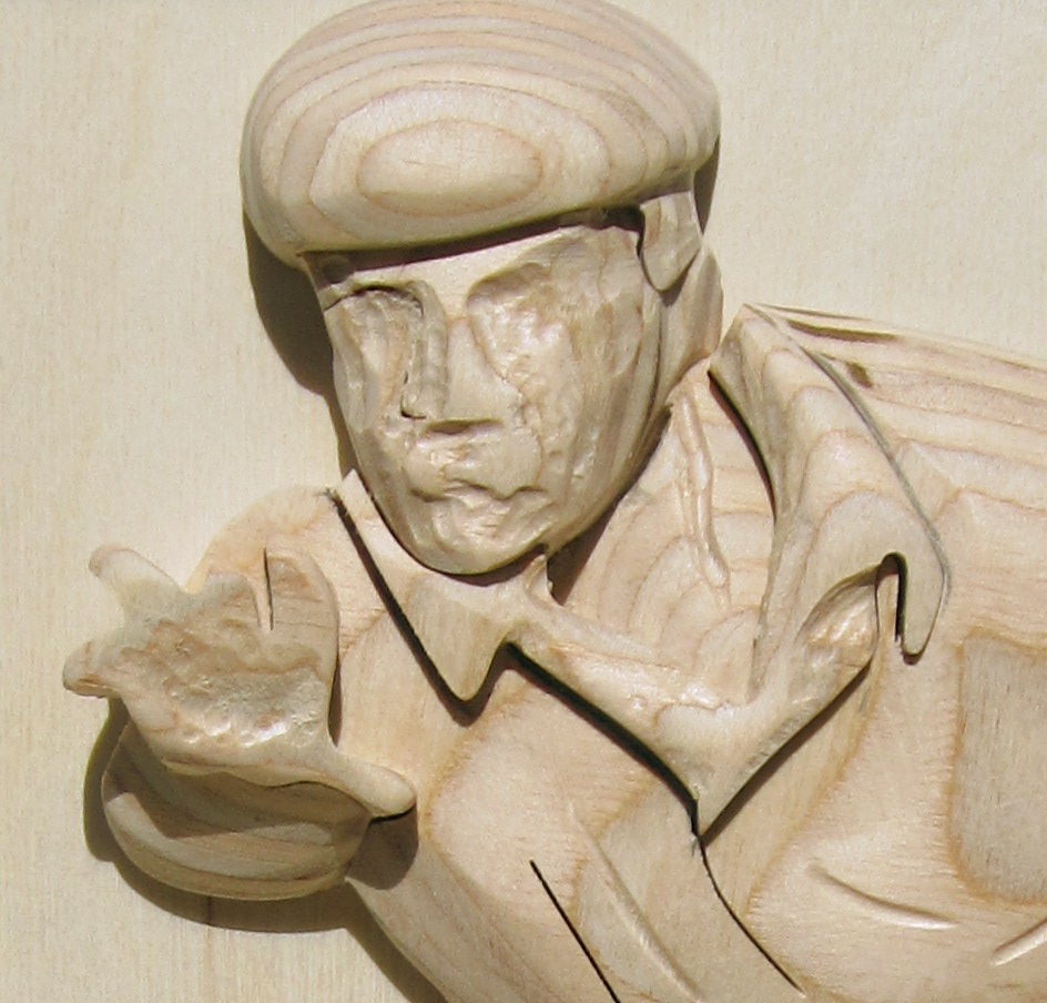 Illustratie: detail van een houtsnede.